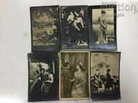 Postcards until 1919, 6 pieces