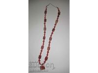 Carnelian - necklace / necklace with pendant