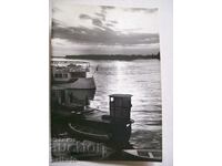 Картичка -  Русе Залез край Дунава А7/1960