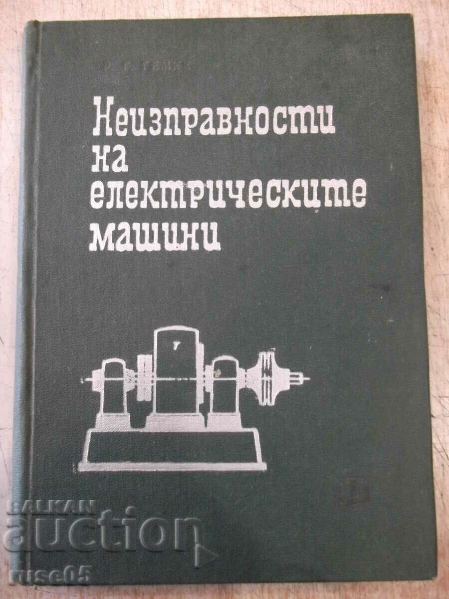 Cartea „Defecțiuni ale mașinilor electrice-RG Gemke” - 260 pagini.