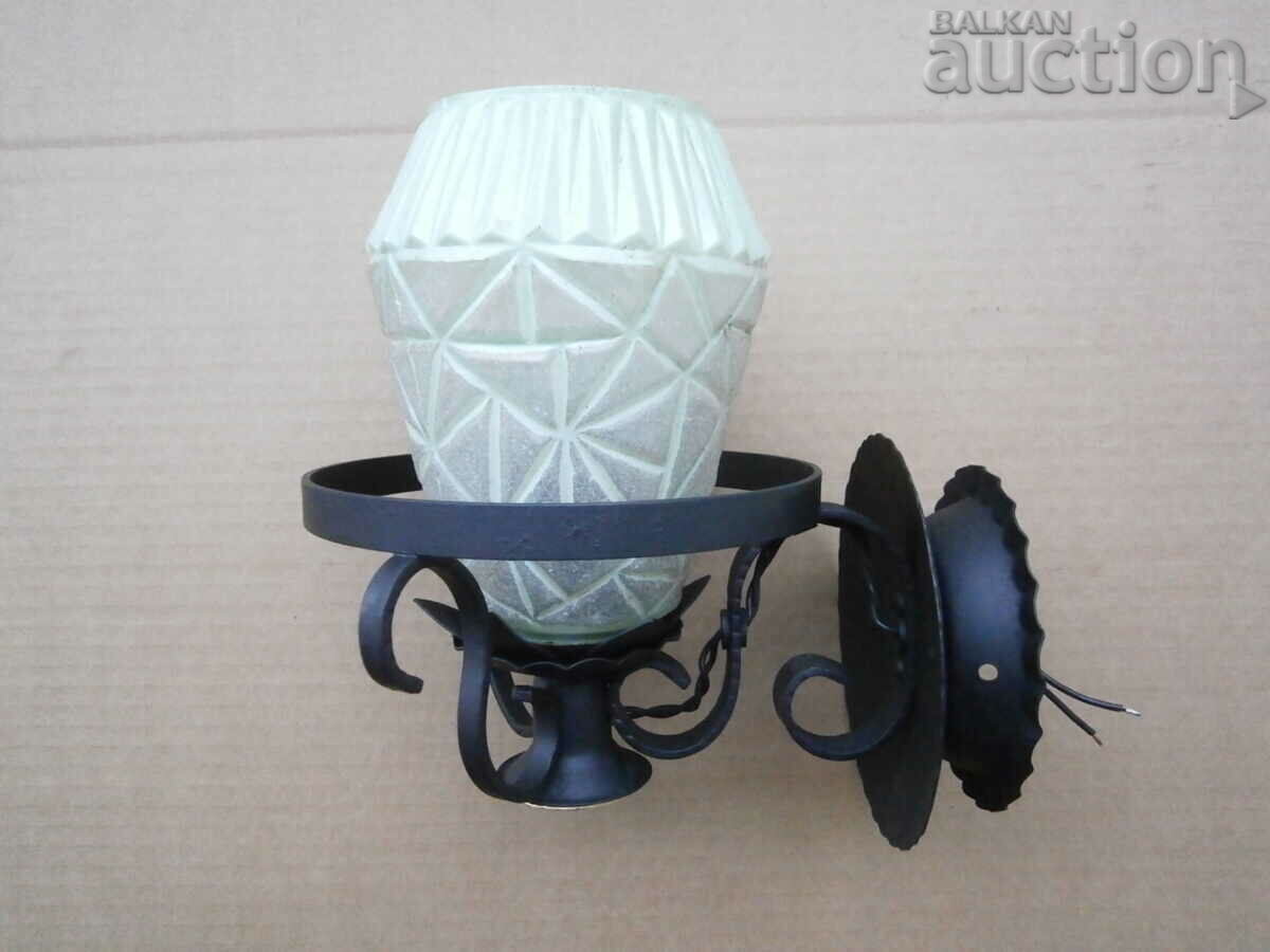wall lamp, corridor, villa, wrought iron, 60s with price 41.00 BGN | € 20.96 wall lamp, corridor, villa, wrought iron, 60s with price 41.00 BGN | € 20.96