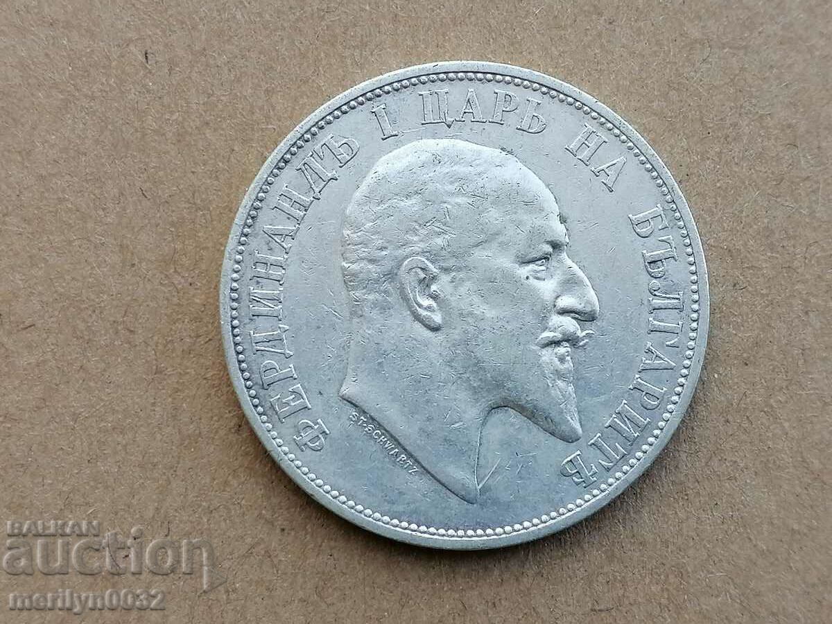 Coin 2 BGN 1910 Kingdom of Bulgaria silver - 5