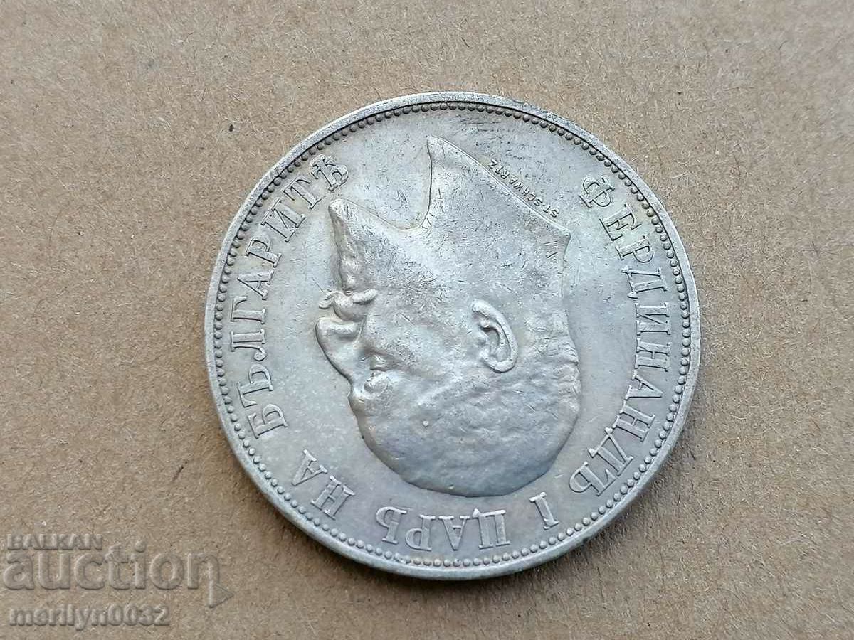 Coin 2 BGN 1910 Kingdom of Bulgaria silver with price 229.00 BGN | € 117.09 Coin 2 BGN 1910 Kingdom of Bulgaria silver with price 229.00 BGN | € 117.09