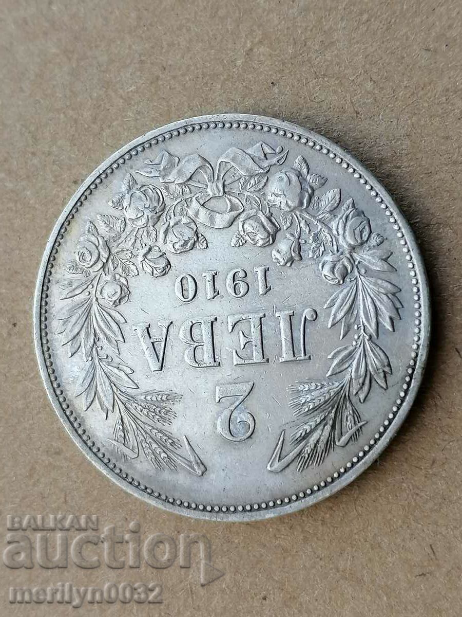 Auction Coin 2 BGN 1910 Kingdom of Bulgaria silver Auction Coin 2 BGN 1910 Kingdom of Bulgaria silver