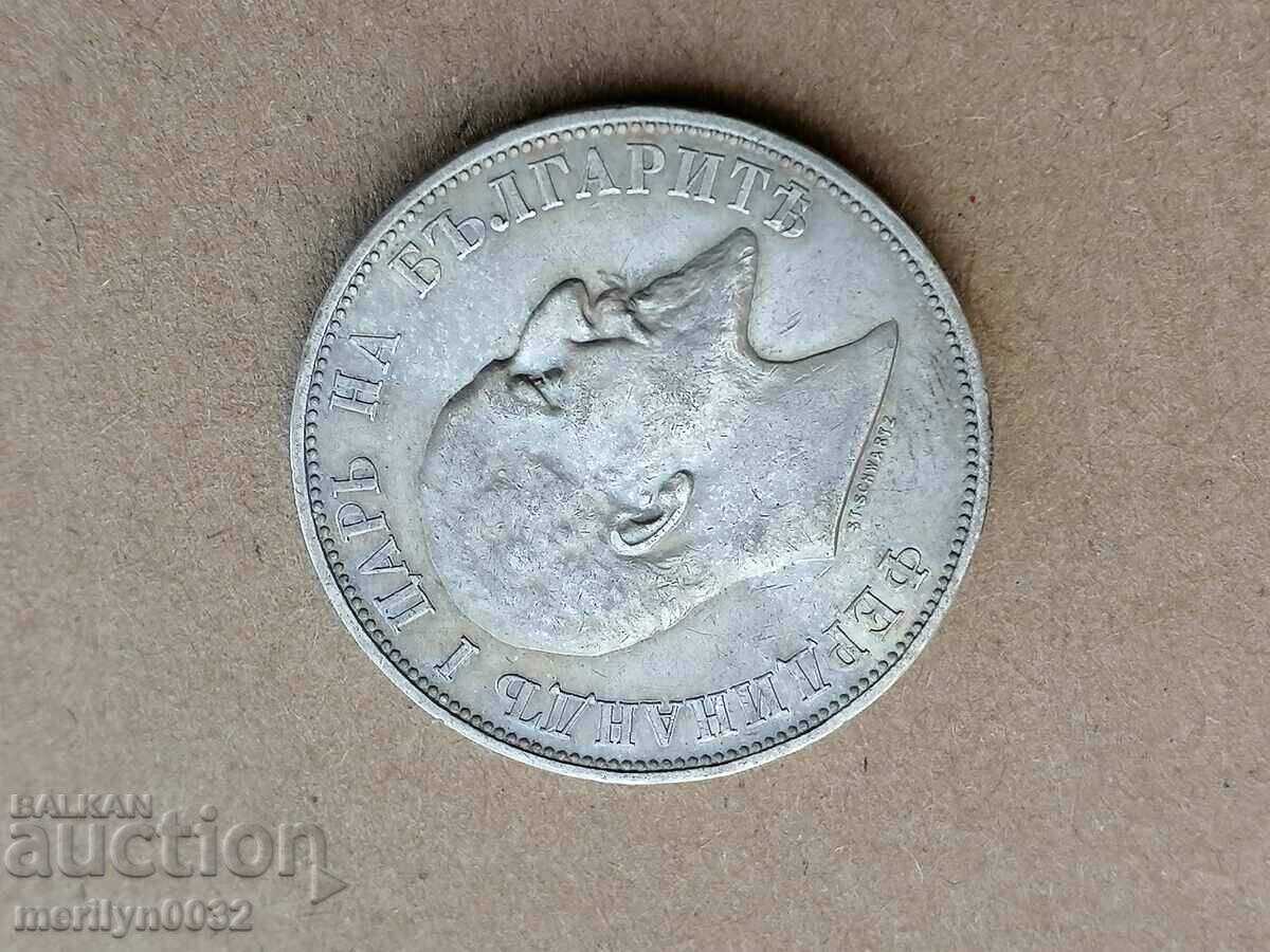 Coin 2 BGN 1910 Kingdom of Bulgaria silver - 7 Coin 2 BGN 1910 Kingdom of Bulgaria silver - 7