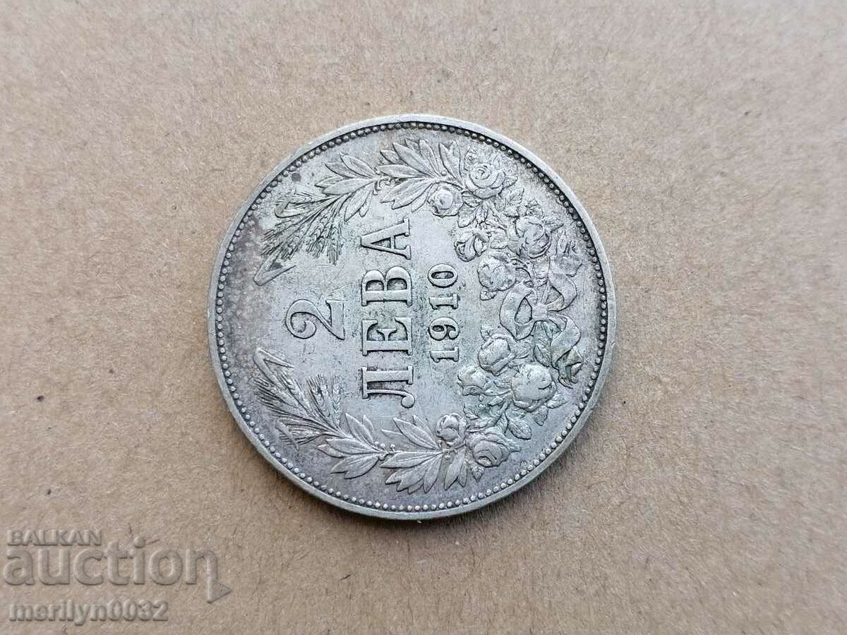 Coin 2 BGN 1910 Kingdom of Bulgaria silver - 7 Coin 2 BGN 1910 Kingdom of Bulgaria silver - 7