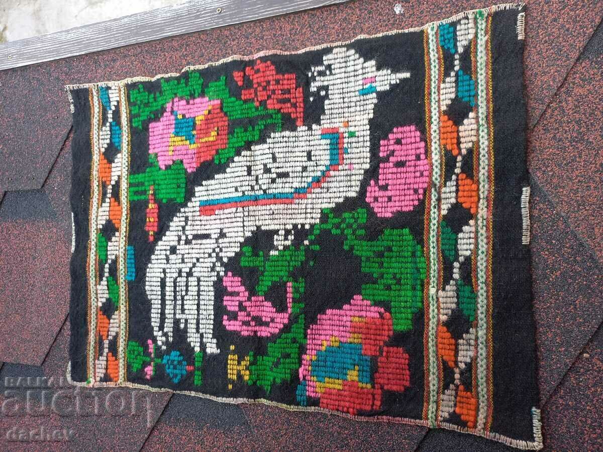 Delivery of 100 year Old Woven Embroidered Tavern Cover - UNIQUE! Delivery of 100 year Old Woven Embroidered Tavern Cover - UNIQUE!