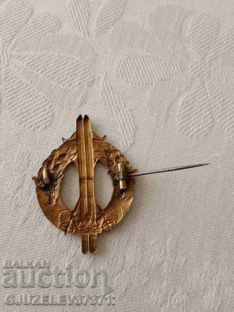 Delivery of Collector's badge, Swedish military ski unit, WWII Delivery of Collector's badge, Swedish military ski unit, WWII