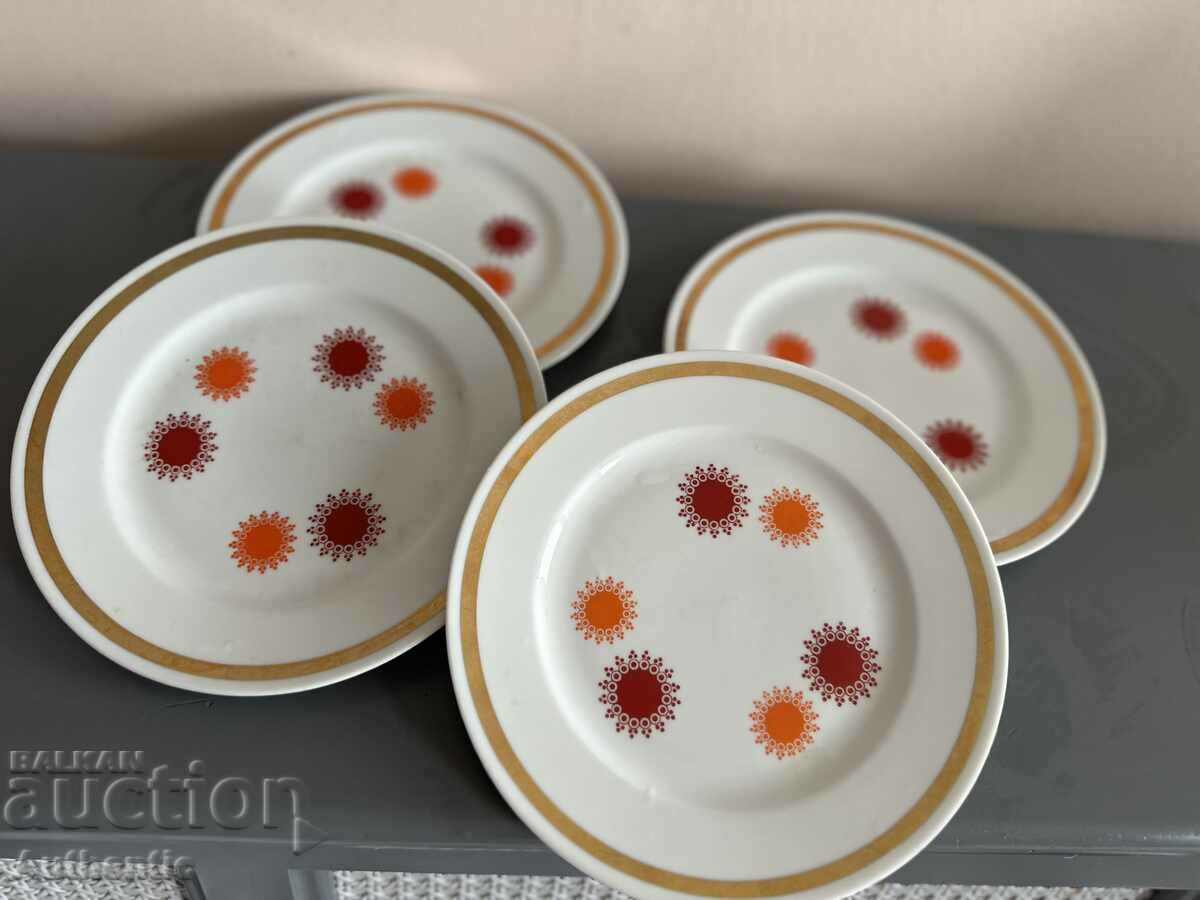 Retro set of GDR porcelain plates