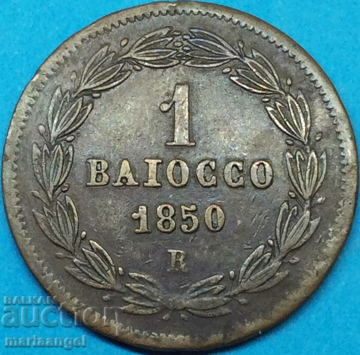 1 bayoko 1850 Vatican ROMA 30mm bronz
