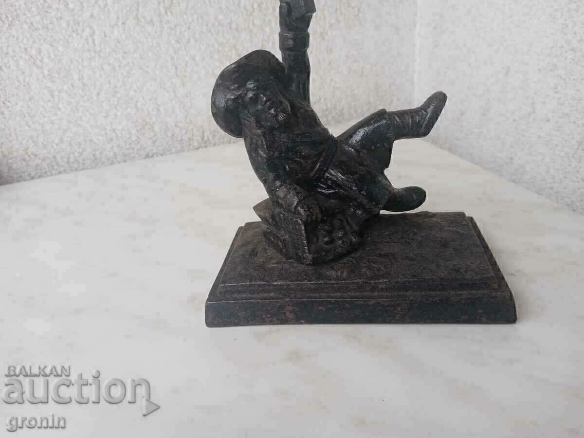 Pirat, figură, statuie, metal, Rar, Castel - 5