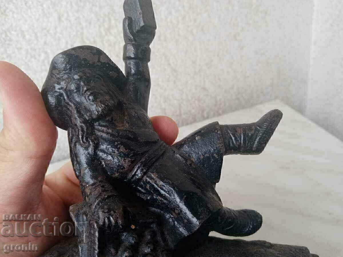 Pirat, figură, statuie, metal, Rar, Castel - 7