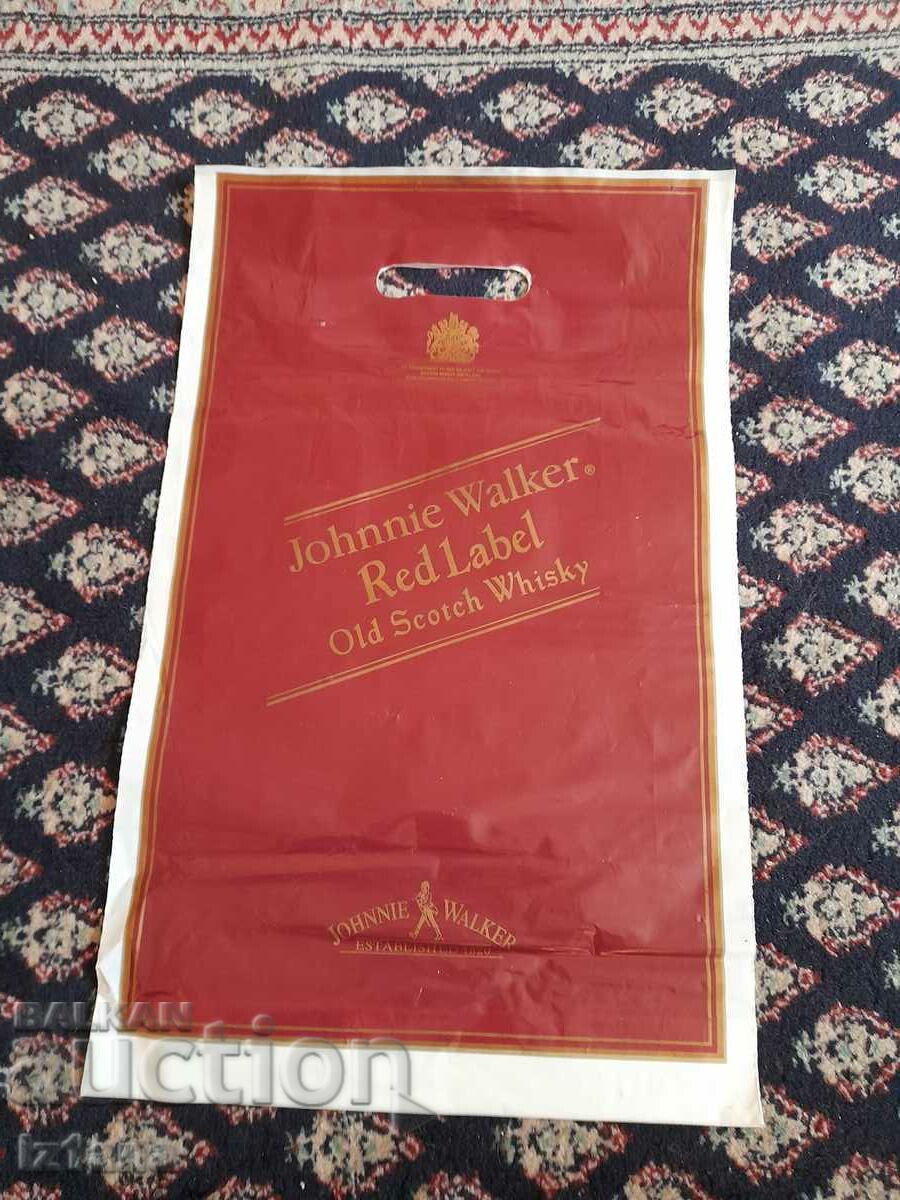 Old Johnnie Walker plastic bag with price 16.00 BGN | € 8.18 Old Johnnie Walker plastic bag with price 16.00 BGN | € 8.18