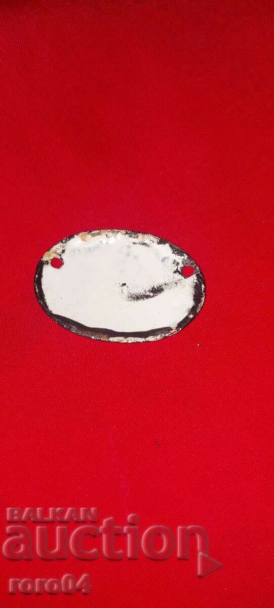 Auction  PLATE - PLATE - OLD ENAMEL