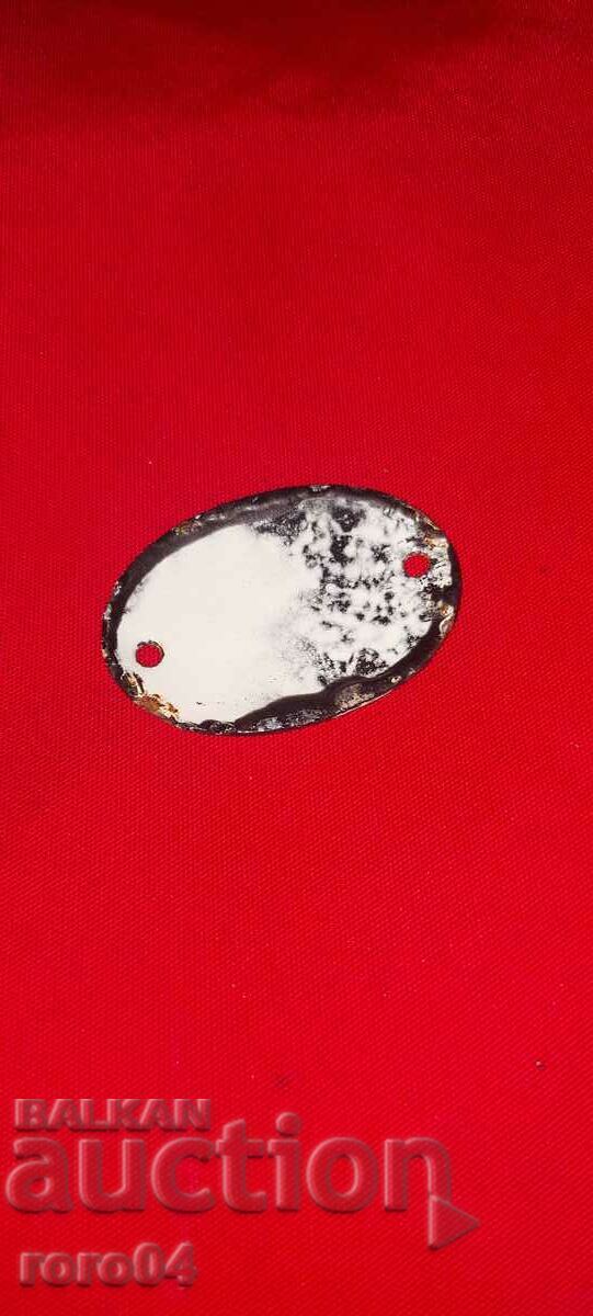 Auction  PLATE - PLATE - OLD ENAMEL