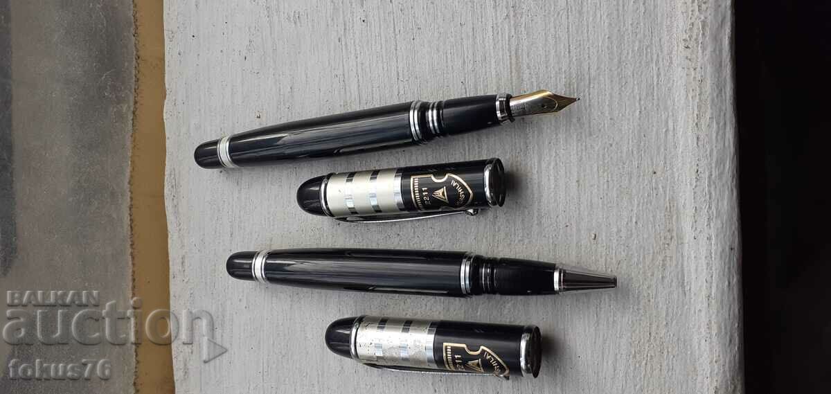 Луксозен китайски комплект писалка и химикал позлата - 5 Луксозен китайски комплект писалка и химикал позлата - 5