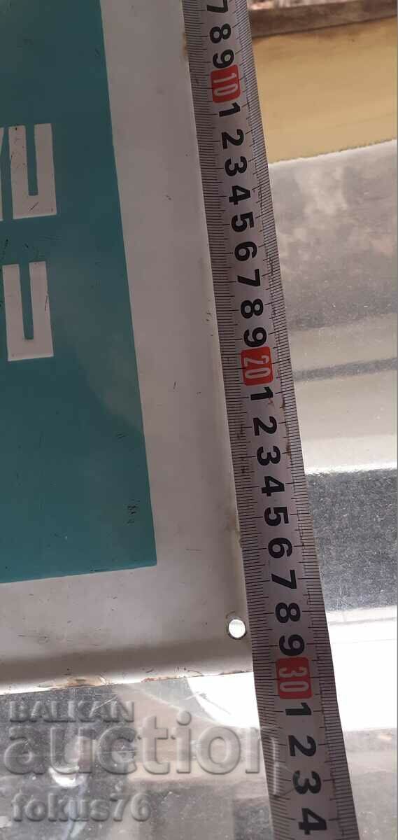 Super rare large old enamel plate - 7 Super rare large old enamel plate - 7