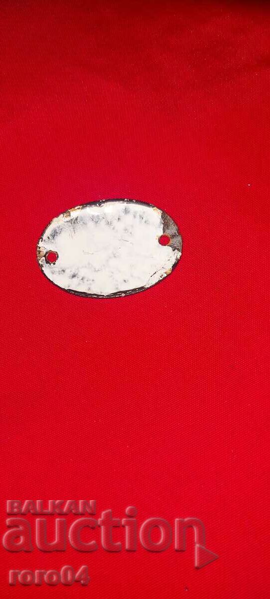 Auction  PLATE - PLATE - OLD ENAMEL