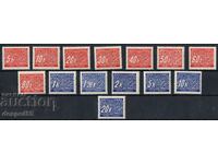 1939. Βοημία και Μοραβία. Ταχυδρομικά τέλη πληρώνονται με γραμματόσημα.