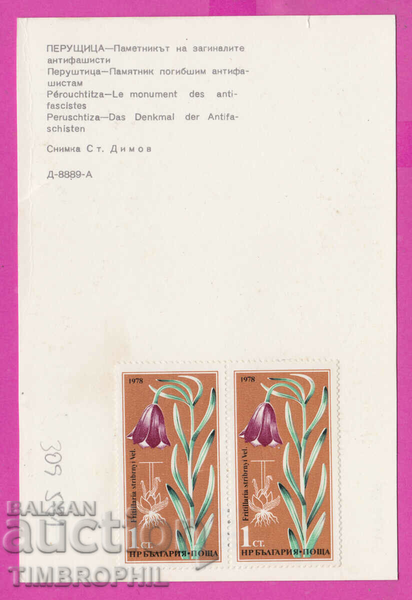 309591 / Перущица - Пам заг антифашисти Д-8889-А Фотоиздат с цена 1.60 лв. | € 0.82 309591 / Перущица - Пам заг антифашисти Д-8889-А Фотоиздат с цена 1.60 лв. | € 0.82