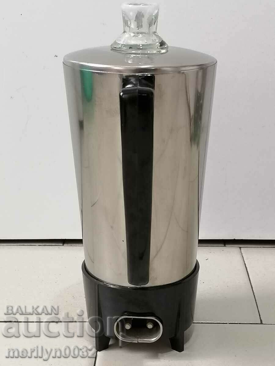 Delivery of Old electric kettle USSR chrome nickel inox coffee pot kettle UNUSED Delivery of Old electric kettle USSR chrome nickel inox coffee pot kettle UNUSED