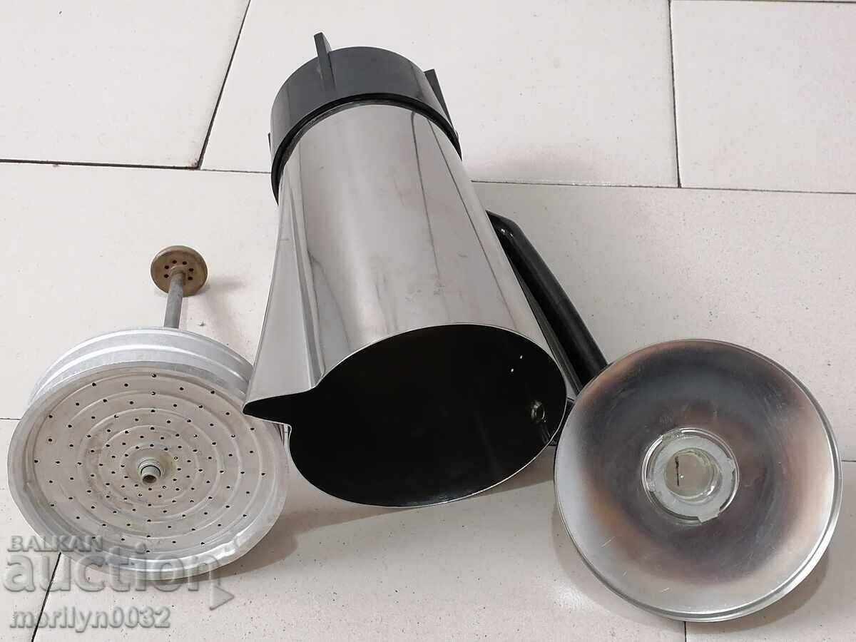 Old electric kettle USSR chrome nickel inox coffee pot kettle UNUSED - 6 Old electric kettle USSR chrome nickel inox coffee pot kettle UNUSED - 6