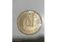 10 марки Финландия 1953 г бронз