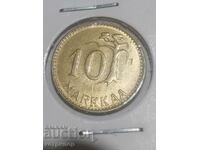 10 марки Финландия 1954 г бронз