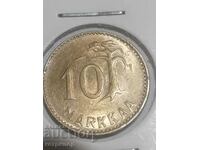 10 марки Финландия 1955 г бронз