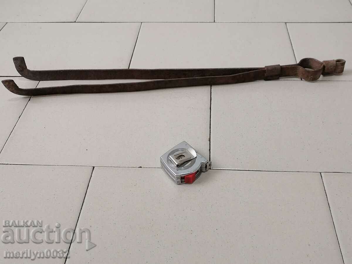 Old wrought dilaf, tongs, wrought iron - 6 Old wrought dilaf, tongs, wrought iron - 6