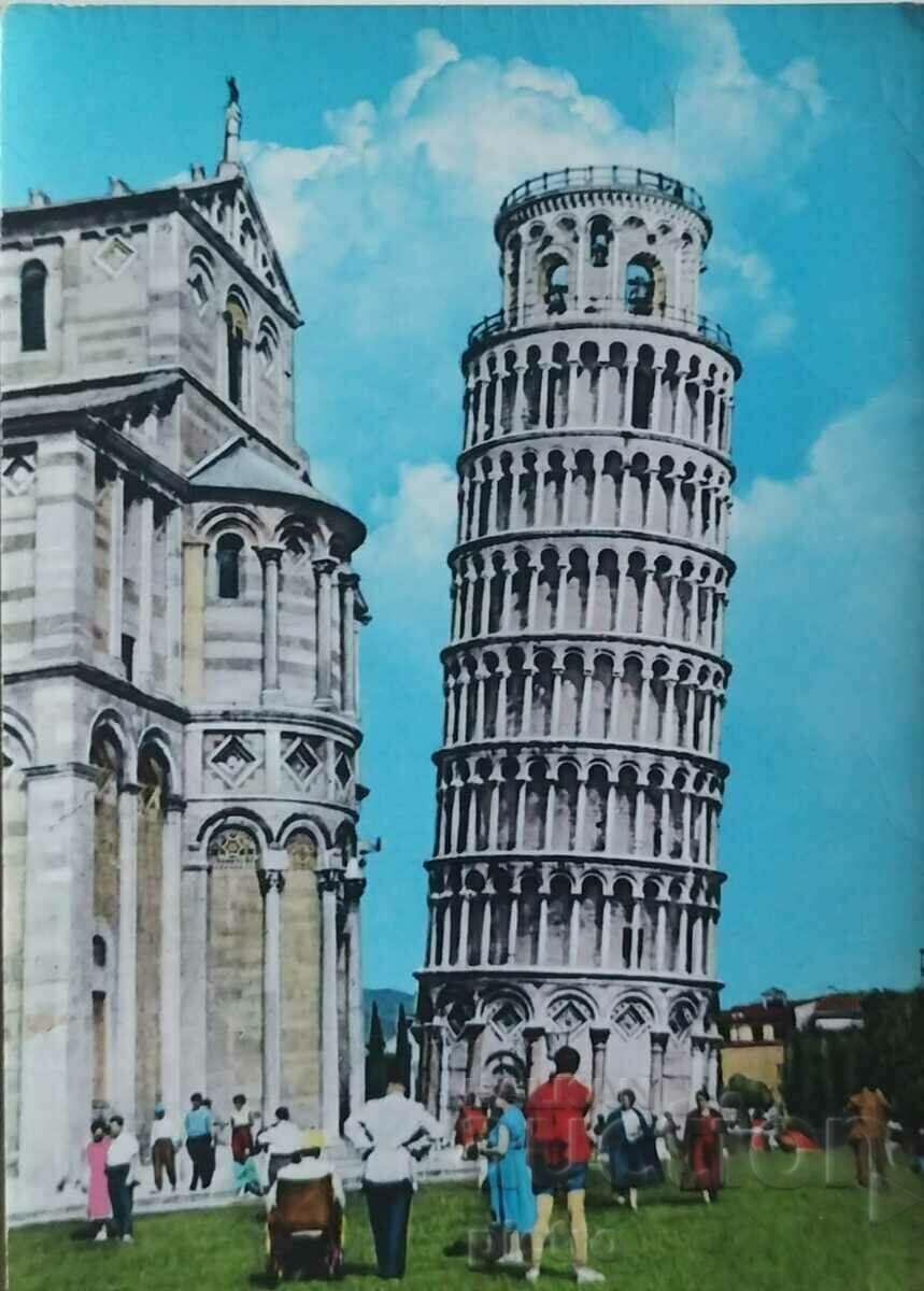 Italy Postcard. 1968 PISA Torre pendente Lea..