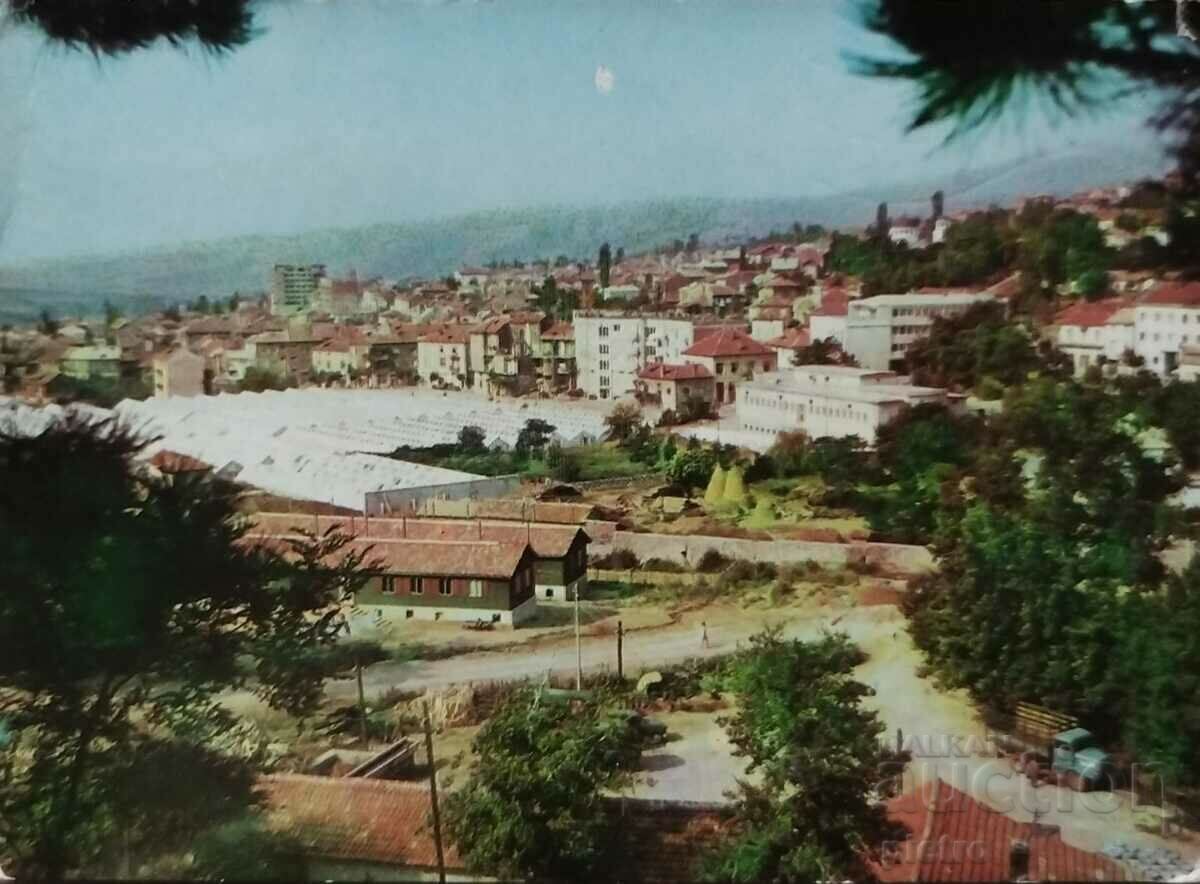 Καρτ ποστάλ της Βουλγαρίας. 1973 SANDANSKI-γενική άποψη ...