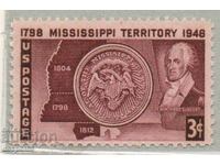 1948. SUA. 150 de ani de existență a teritoriului Mississippi.