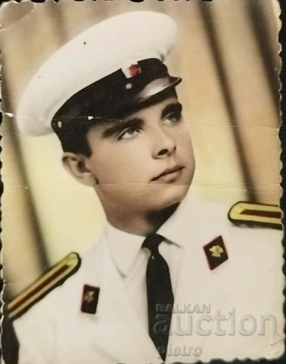 Bulgaria Fotografie cu băiat tânăr, militar, marinar, ..