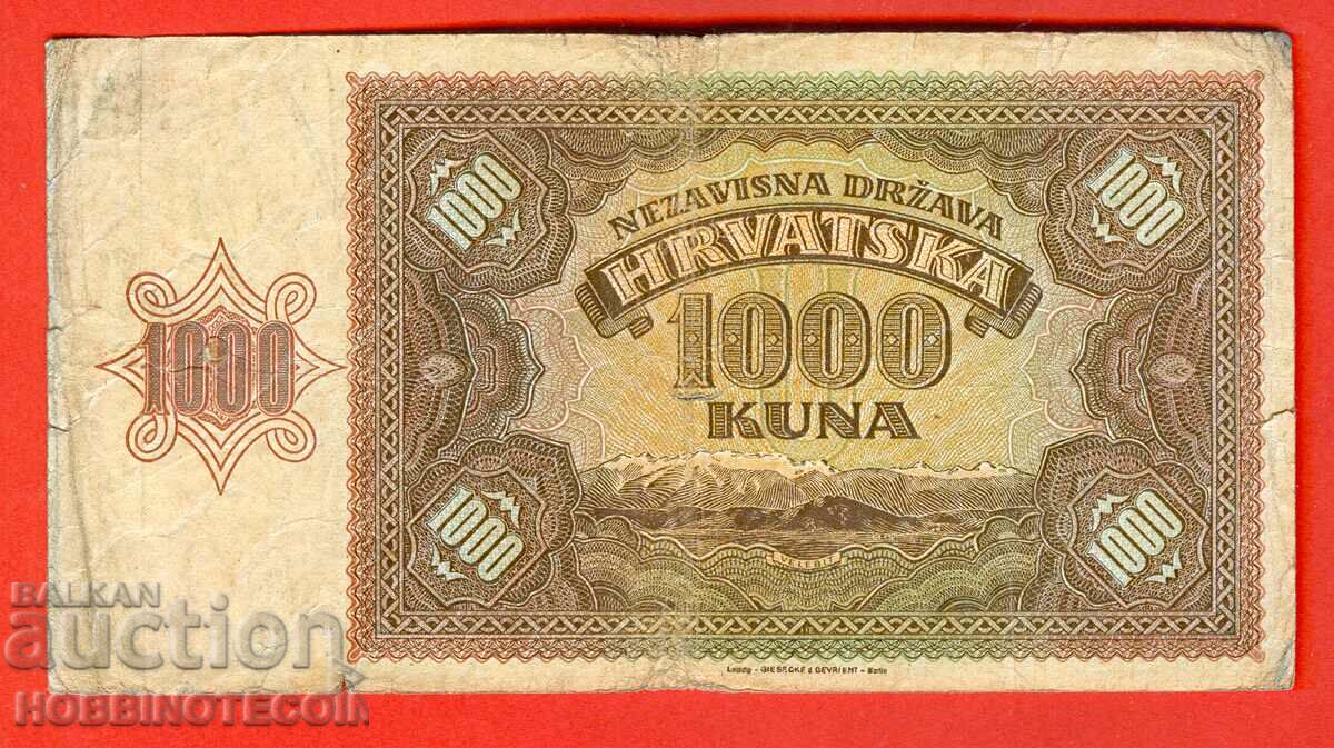 CROATIA CROATIA CROATIA 1000 1 000 Kuni issue issue 1941 with price 9.99 BGN | € 5.11 CROATIA CROATIA CROATIA 1000 1 000 Kuni issue issue 1941 with price 9.99 BGN | € 5.11