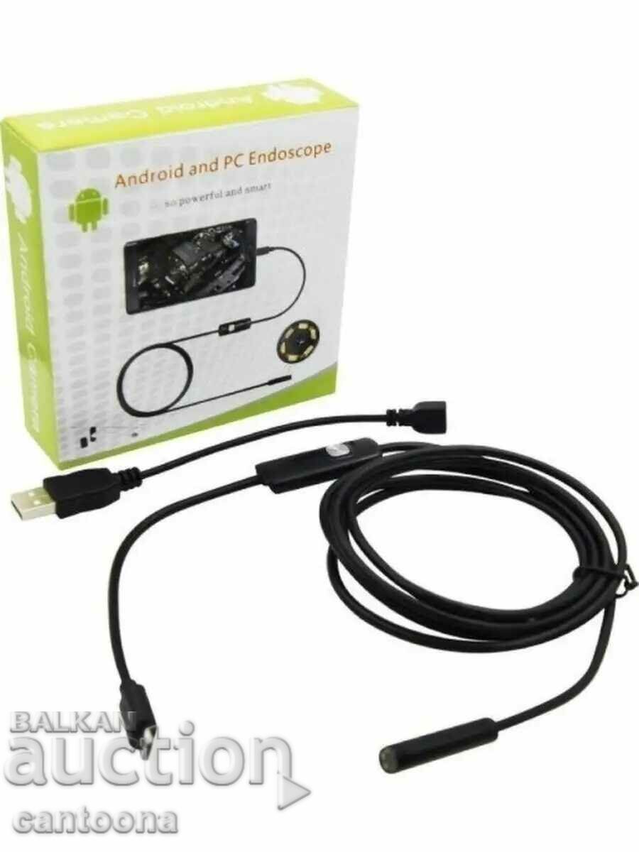 Ενδοσκόπιο 2 σε 1 200 cm - USB και micro USB, Android, PC, 5.5 - 7 Ενδοσκόπιο 2 σε 1 200 cm - USB και micro USB, Android, PC, 5.5 - 7