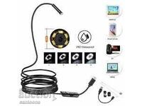 2 in 1 endoscope 200 cm - USB and micro USB, Android, PC, 5.5