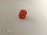 Old bakelite game dice 5 grams, 2 cm