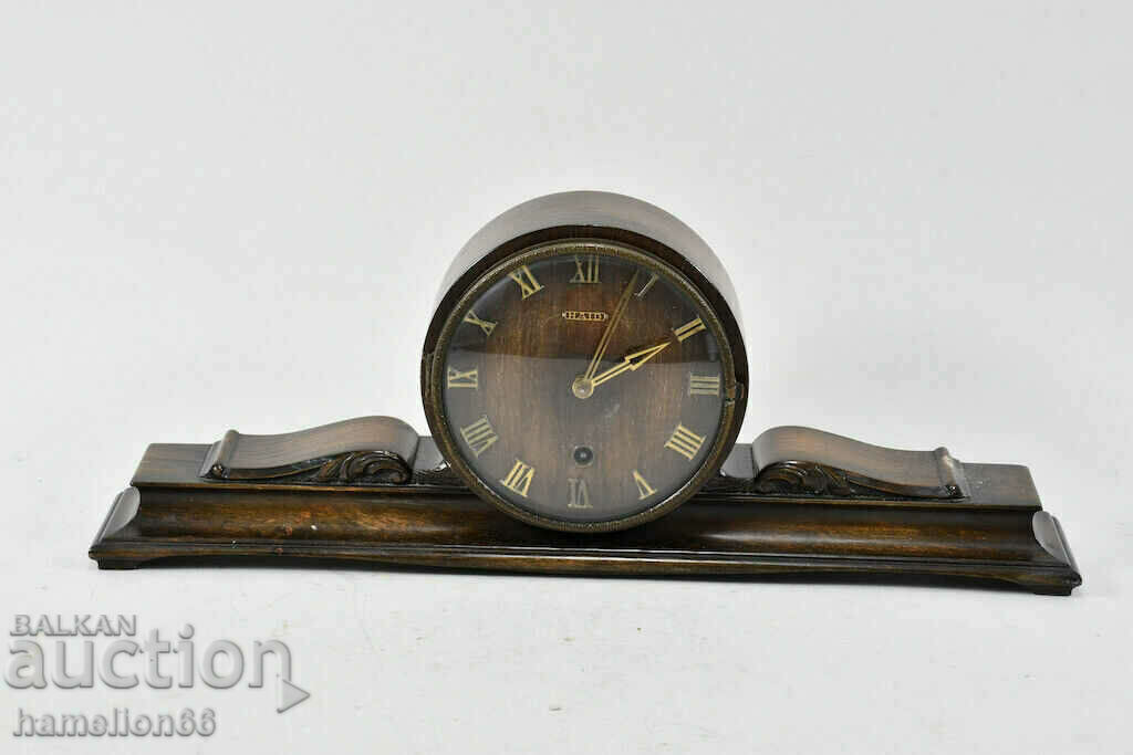 Vintage Haid Wooden Mantel Clock Vintage Haid Wooden Mantel Clock