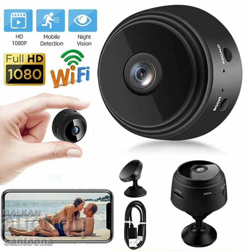 A9 mini WiFi HD 1080p camera for online and recording