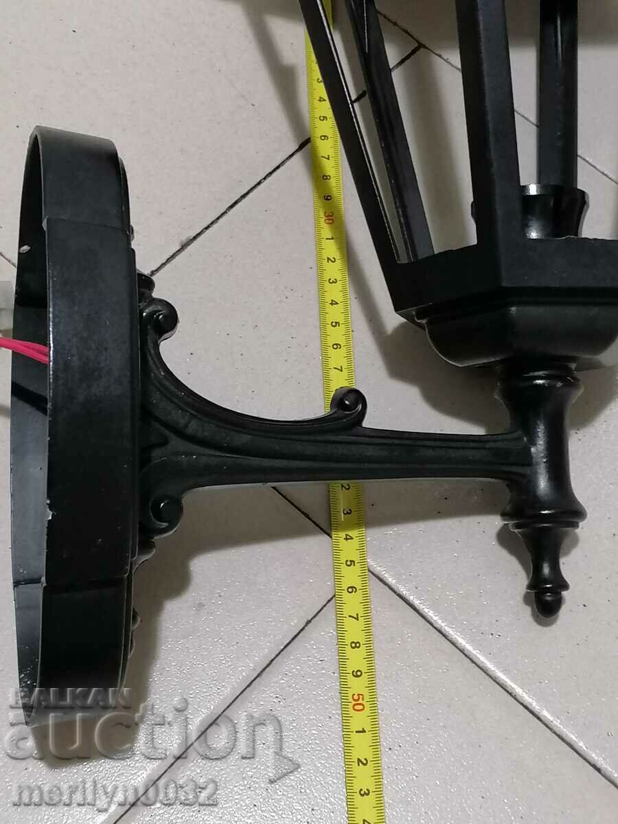 Ηλεκτρικό φανάρι μεταλλικό φωτιστικό απόχρωση πολυέλαιος NRB 80s - 5