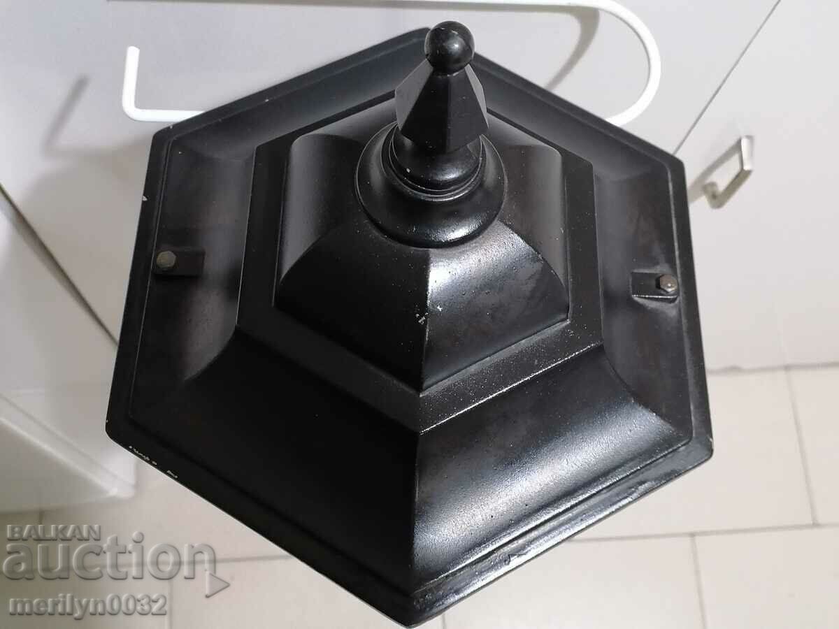 Ηλεκτρικό φανάρι μεταλλικό φωτιστικό απόχρωση πολυέλαιος NRB 80s - 6