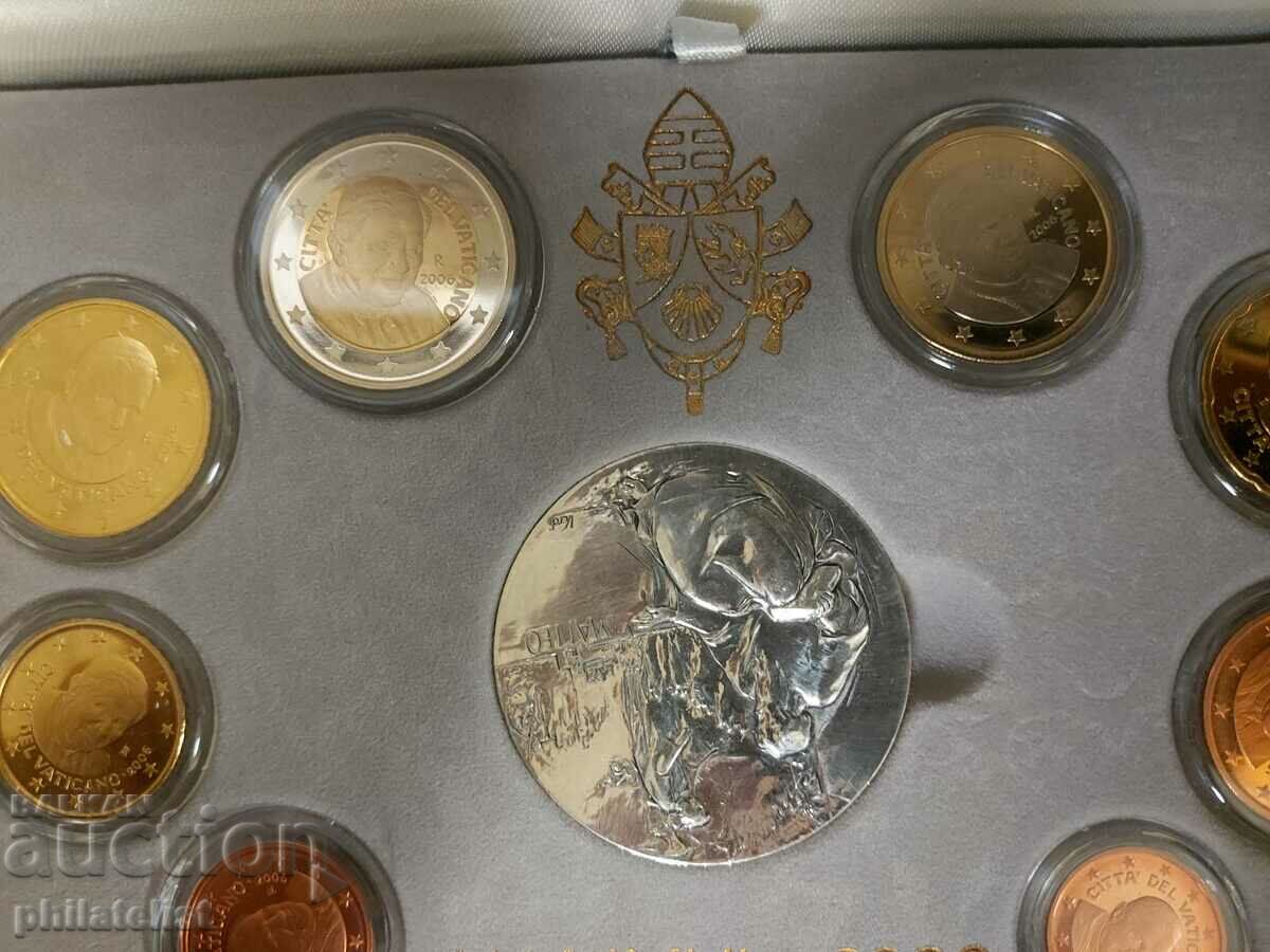 Auction Vatican PROOF 2006 - bank set + commemorative medal Auction Vatican PROOF 2006 - bank set + commemorative medal