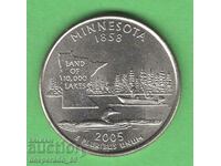 (¯`'•.¸ 25 cents 2005 P USA (Minnesota) aUNC¸.•'´¯)