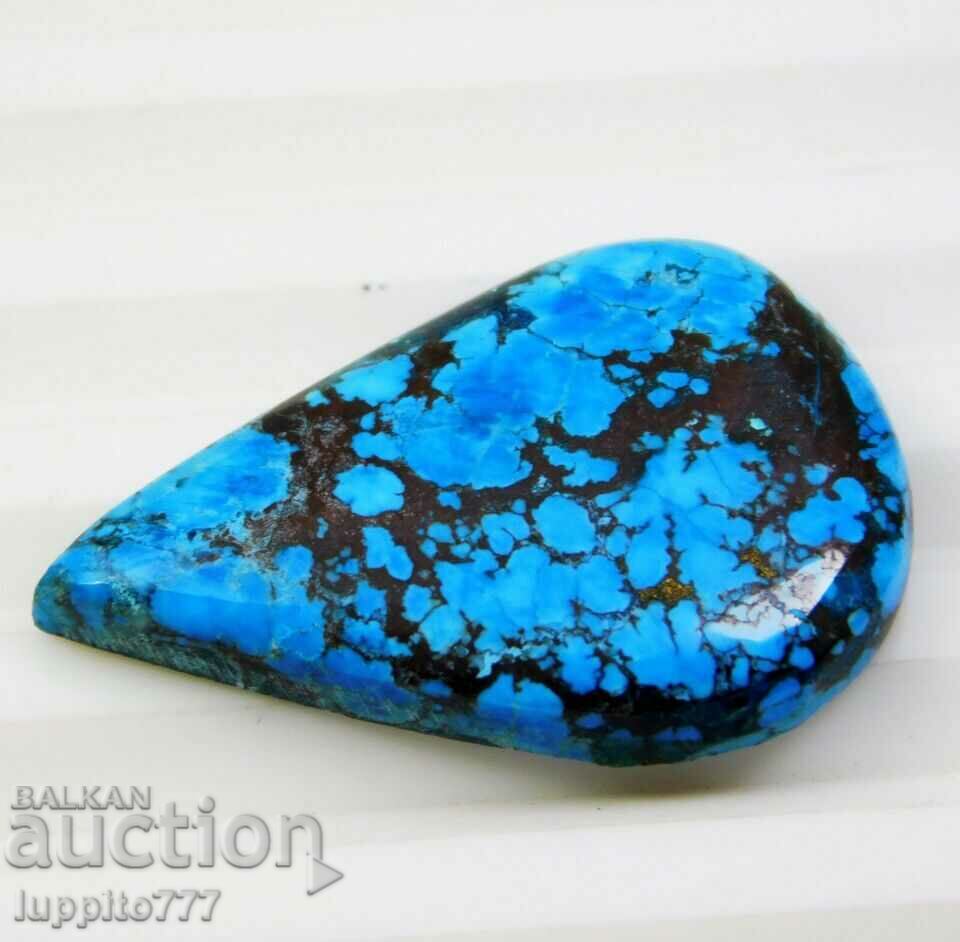 21.20 carat natural turquoise cabochon with price 79.90 BGN | € 40.85