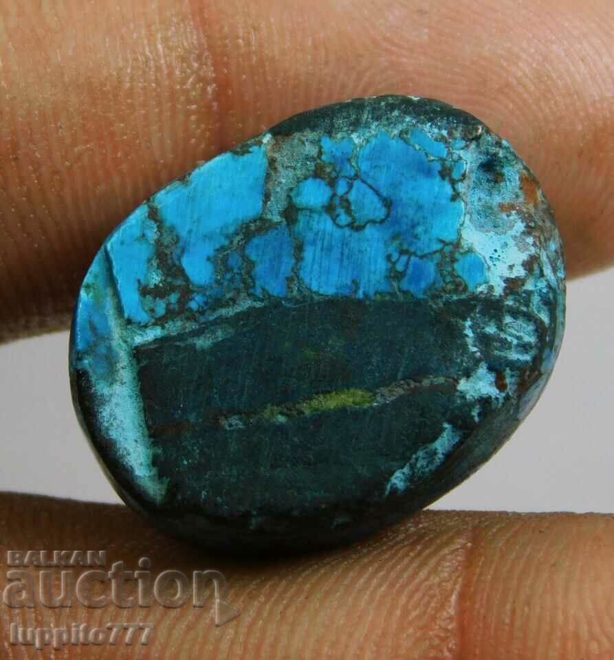 Delivery of 32.80 carat natural turquoise cabochon Delivery of 32.80 carat natural turquoise cabochon