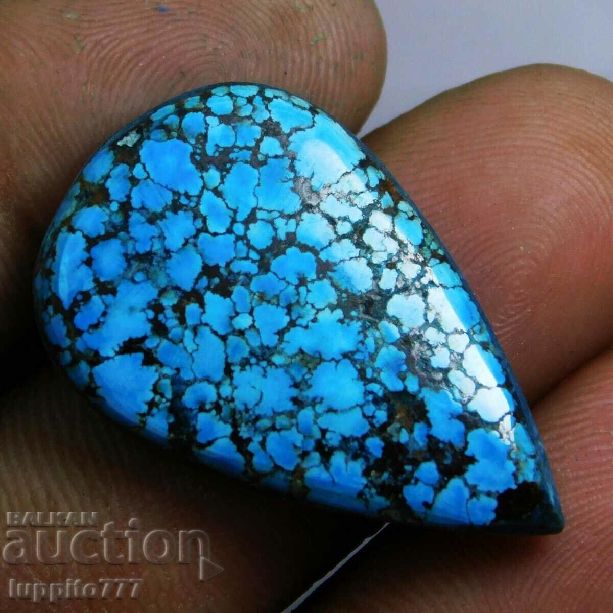 22.95 carat natural turquoise cabochon with price 79.90 BGN | € 40.85