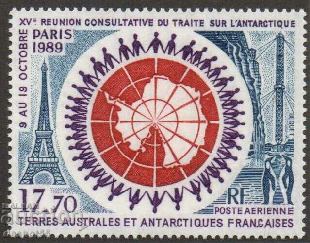 1989 Fr. Southern and Antarctic. Territories. Antarctic Treaty.