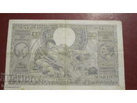1941 100 Francs 20 Belgas Belgium -