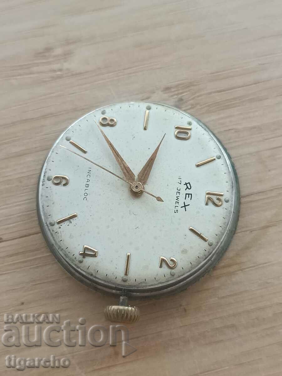 Auction REX men's watch movement Auction REX men's watch movement